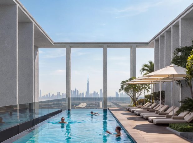 Three rooftop pools and a sunset deck